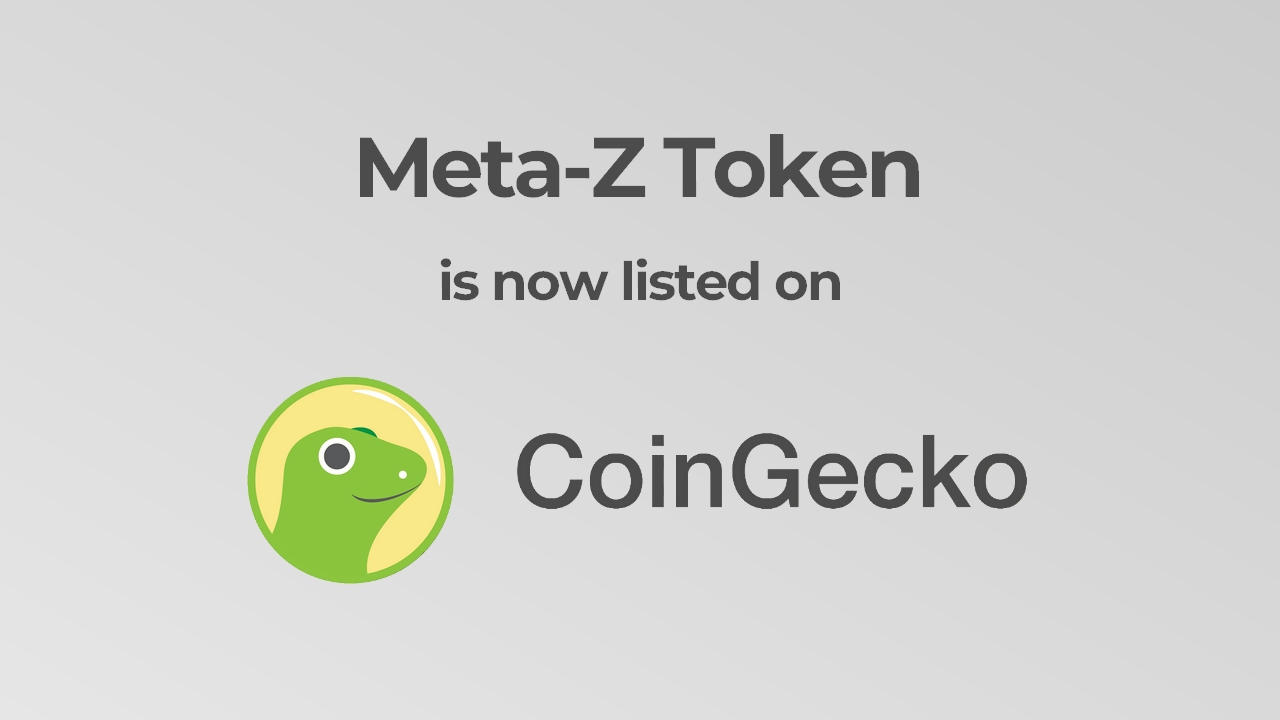 Meta-Z Token is listed on Coingecko